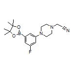 3-[4-(Cyanomethyl)piperazin-1-yl]-5-fluorophenylboronic Acid Pinacol Ester