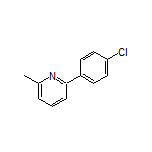 2-(4-Chlorophenyl)-6-methylpyridine