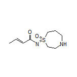 (E)-N-(1-Oxido-1,4-thiazepan-1-ylidene)-2-butenamide