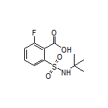 2-[N-(tert-Butyl)sulfamoyl]-6-fluorobenzoic Acid