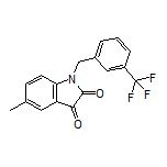 5-Methyl-1-[3-(trifluoromethyl)benzyl]indoline-2,3-dione