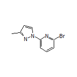 2-Bromo-6-(3-methyl-1H-pyrazol-1-yl)pyridine