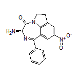 (R)-3-Amino-9-nitro-1-phenyl-6,7-dihydro-[1,4]diazepino[6,7,1-hi]indol-4(3H)-one