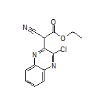 Ethyl 2-(3-Chloroquinoxalin-2-yl)-2-cyanoacetate