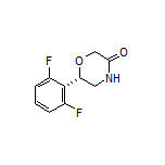 (S)-6-(2,6-Difluorophenyl)morpholin-3-one