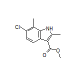 Methyl 6-Chloro-2,7-dimethyl-1H-indole-3-carboxylate