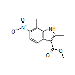 Methyl 2,7-Dimethyl-6-nitro-1H-indole-3-carboxylate
