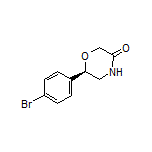 (R)-6-(4-Bromophenyl)morpholin-3-one