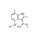 Methyl 2,7-Dimethyl-4-nitro-1H-indole-3-carboxylate
