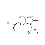 Methyl 2,7-Dimethyl-5-nitro-1H-indole-3-carboxylate