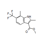 Methyl 2,7-Dimethyl-6-(trifluoromethyl)-1H-indole-3-carboxylate