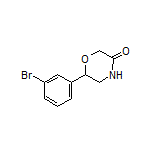 6-(3-Bromophenyl)morpholin-3-one