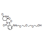 2-(2,6-Dioxopiperidin-3-yl)-4-[[2-[2-[2-(2-hydroxyethoxy)ethoxy]ethoxy]ethyl]amino]isoindoline-1,3-dione