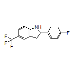 2-(4-Fluorophenyl)-5-(trifluoromethyl)indoline