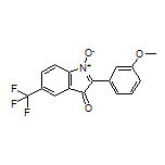 2-(3-Methoxyphenyl)-3-oxo-5-(trifluoromethyl)-3H-indole 1-Oxide