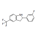 2-(3-Fluorophenyl)-5-(trifluoromethyl)indoline