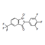 3-Oxo-5-(trifluoromethyl)-2-(3,4,5-trifluorophenyl)-3H-indole 1-Oxide
