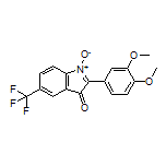 2-(3,4-Dimethoxyphenyl)-3-oxo-5-(trifluoromethyl)-3H-indole 1-Oxide