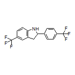 5-(Trifluoromethyl)-2-[4-(trifluoromethyl)phenyl]indoline
