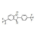 3-Oxo-5-(trifluoromethyl)-2-[4-(trifluoromethyl)phenyl]-3H-indole 1-Oxide