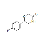 (S)-6-(4-Fluorophenyl)morpholin-3-one