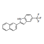 2-(Naphthalen-2-yl)-5-(trifluoromethyl)-1H-indole