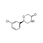 (R)-6-(3-Chlorophenyl)morpholin-3-one