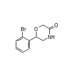 6-(2-Bromophenyl)morpholin-3-one