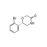 (S)-6-(2-Bromophenyl)morpholin-3-one