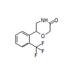 6-[2-(Trifluoromethyl)phenyl]morpholin-3-one