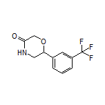 6-[3-(Trifluoromethyl)phenyl]morpholin-3-one