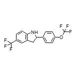 2-[4-(Trifluoromethoxy)phenyl]-5-(trifluoromethyl)indoline