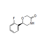 (R)-6-(2-Fluorophenyl)morpholin-3-one