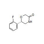 (S)-6-(2-Fluorophenyl)morpholin-3-one