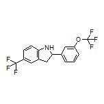 2-[3-(Trifluoromethoxy)phenyl]-5-(trifluoromethyl)indoline