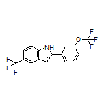 2-[3-(Trifluoromethoxy)phenyl]-5-(trifluoromethyl)-1H-indole