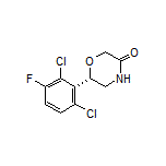 (S)-6-(2,6-Dichloro-3-fluorophenyl)morpholin-3-one