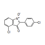 4-Chloro-2-(4-chlorophenyl)-3-oxo-3H-indole 1-Oxide