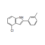 4-Chloro-2-(m-tolyl)-1H-indole