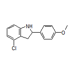 4-Chloro-2-(4-methoxyphenyl)indoline