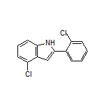 4-Chloro-2-(2-chlorophenyl)-1H-indole