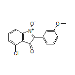 4-Chloro-2-(3-methoxyphenyl)-3-oxo-3H-indole 1-Oxide