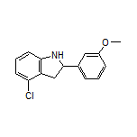 4-Chloro-2-(3-methoxyphenyl)indoline