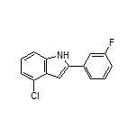 4-Chloro-2-(3-fluorophenyl)-1H-indole