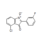 4-Chloro-2-(3-fluorophenyl)-3-oxo-3H-indole 1-Oxide