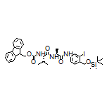 (S)-2-(Fmoc-amino)-N-[(S)-1-[[4-[[(tert-butyldimethylsilyl)oxy]methyl]-3-iodophenyl]amino]-1-oxopropan-2-yl]-3-methylbutanamide