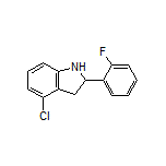 4-Chloro-2-(2-fluorophenyl)indoline