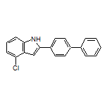 2-(4-Biphenylyl)-4-chloro-1H-indole