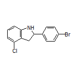 2-(4-Bromophenyl)-4-chloroindoline