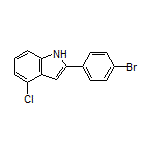 2-(4-Bromophenyl)-4-chloro-1H-indole